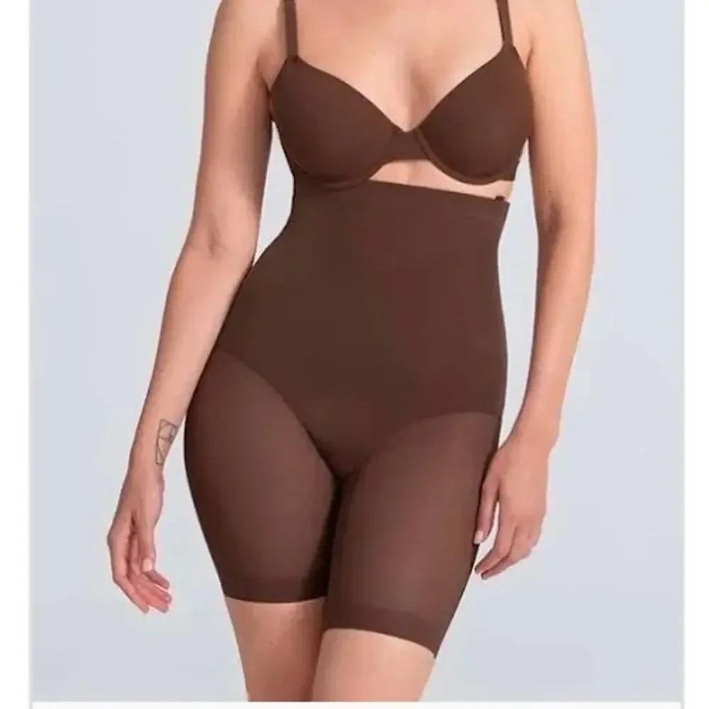 Honeylove NWT The Super Power Sculptwear Shapewear Short in Brown Size 1X